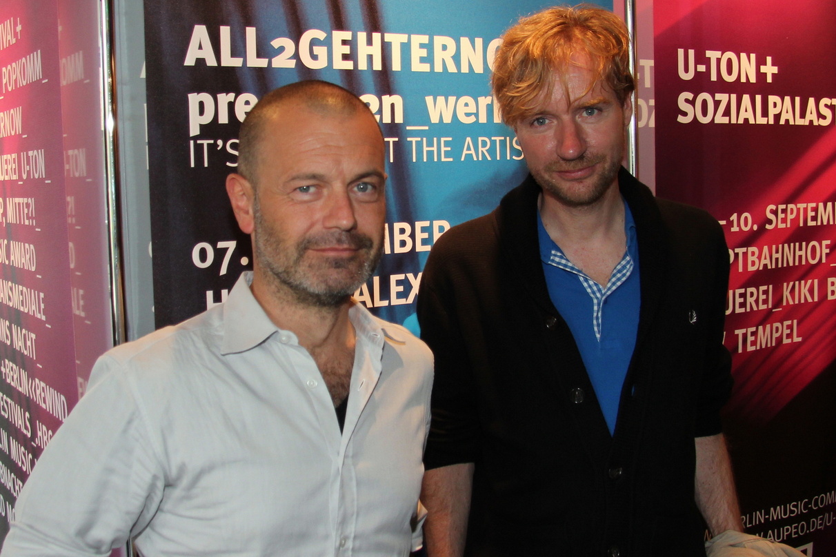 Holen manchen Helden zum a2n_Camp: Martin Brem und Tim Renner (r.)