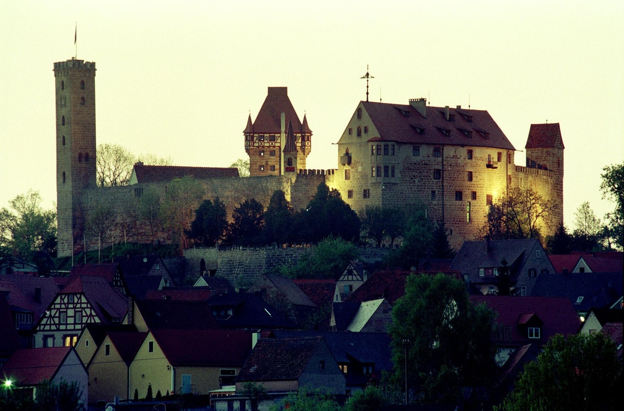 Seit Jahren die Heimstätte für Open Airs von Concertbüro Franken: Burg Abenberg