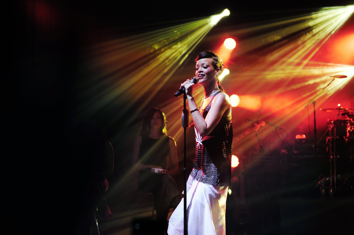 Präsentierte ihr brandneues Album live: Rihanna bei ihrem Berliner Gig