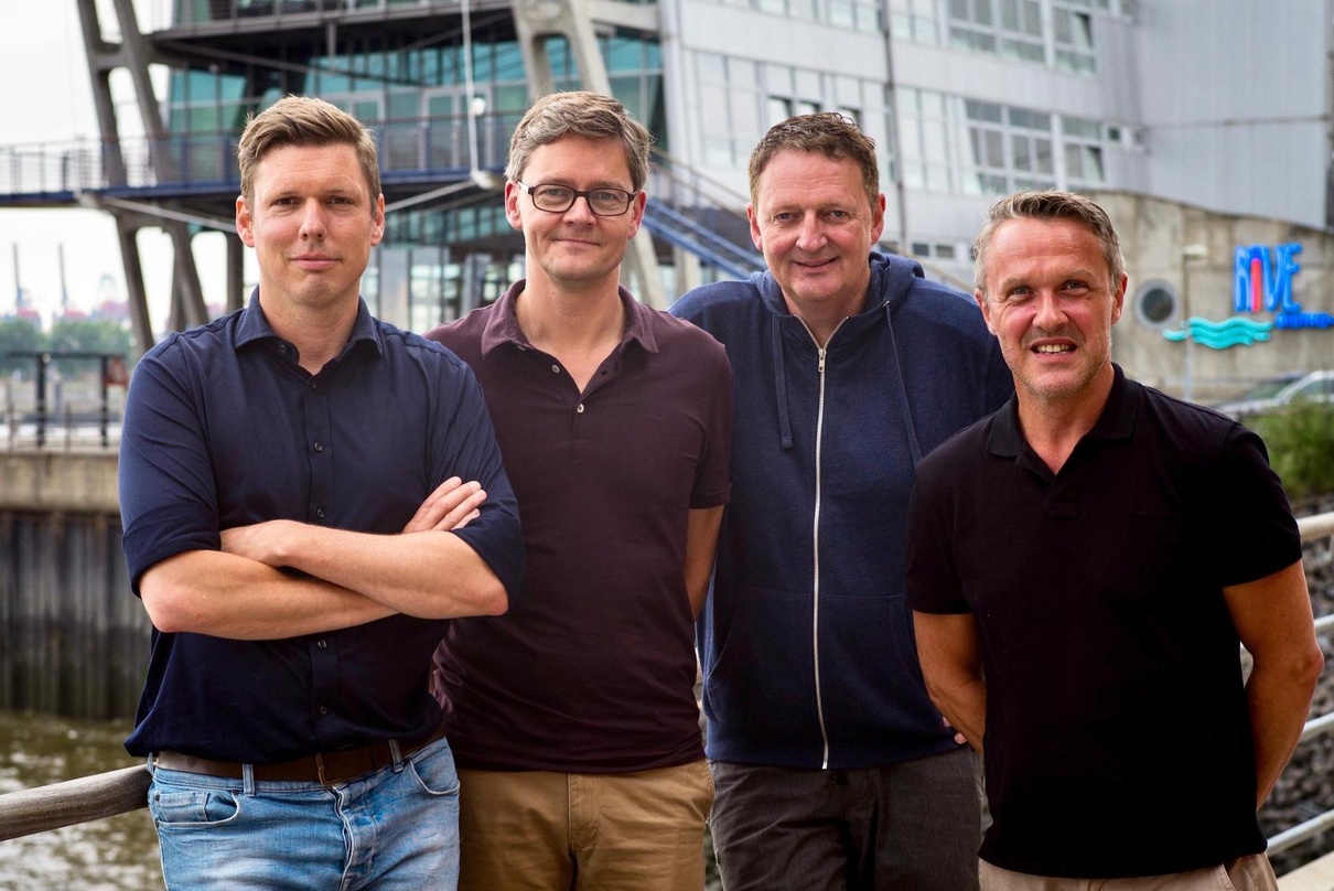 Hamburger unter sich (von links): Thorsten Freese (Managing Director Believe Digital Germany), Holger Fleder (CEO Broken Silence Independent Distribution), Stefan Vogelmann (CEO Broken Sil...