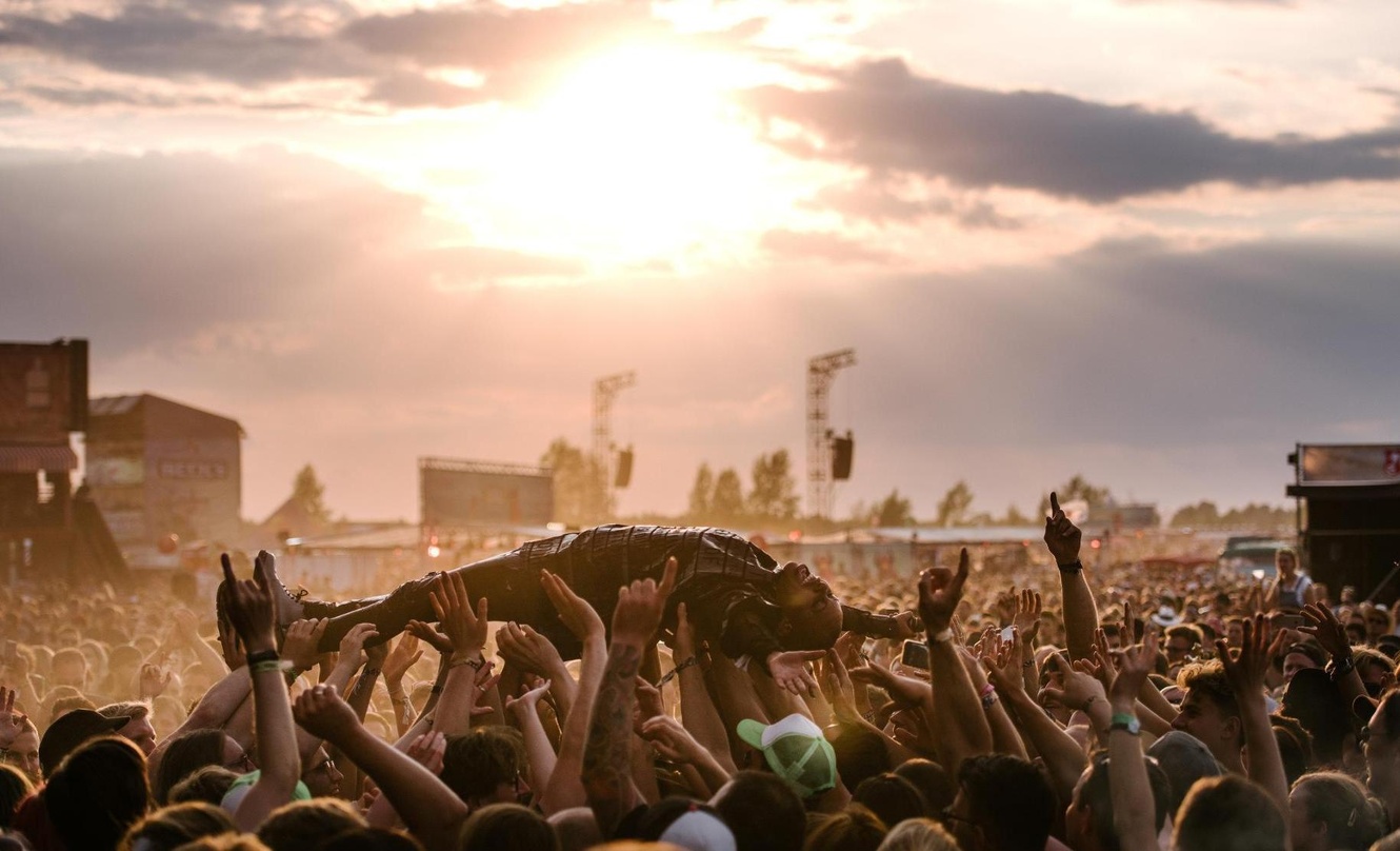 Badete beim Highfieldfestival 2016 in der Menge: Skin von Skunk Anansie