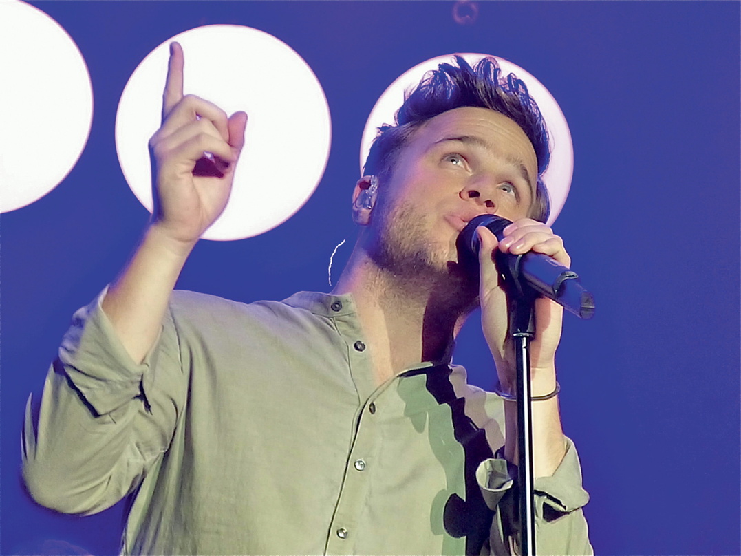 Trat 2014 live bei "Laut in München" auf: Olly Murs