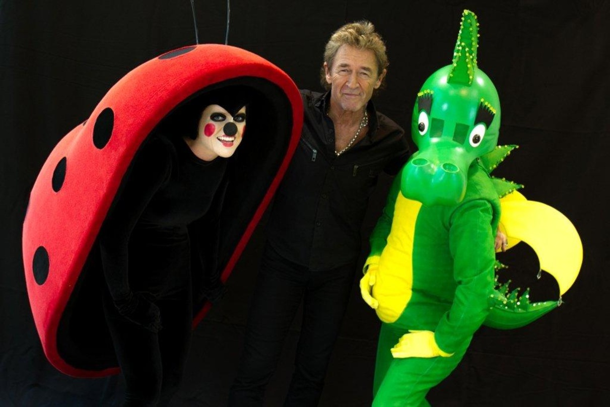 Werden 2016 für volle Hallen sorgen: Peter Maffay, Tabaluga und ein lächelnder Marienkäfer