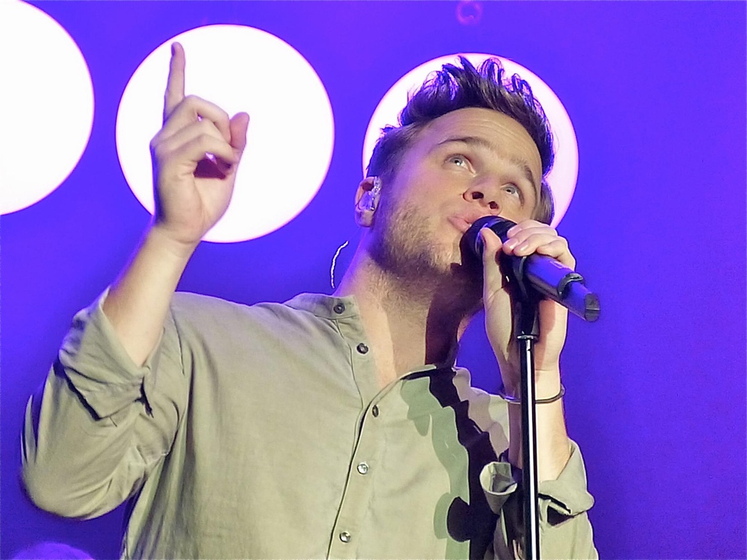 Reiste aus Australien an, um bei Laut in München auf der Bühne zu stehen: Olly Murs