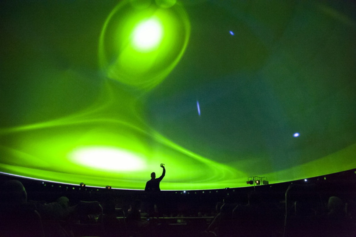Passender Rahmen für die Verleihung des MARS: das Planetarium Stuttgart