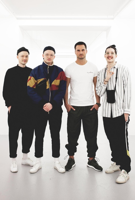 Starten unter dem Namen Division ein neues Label (von links): Markus Weicker, Michael Weicker, Elvir Omerbegovic und RIN