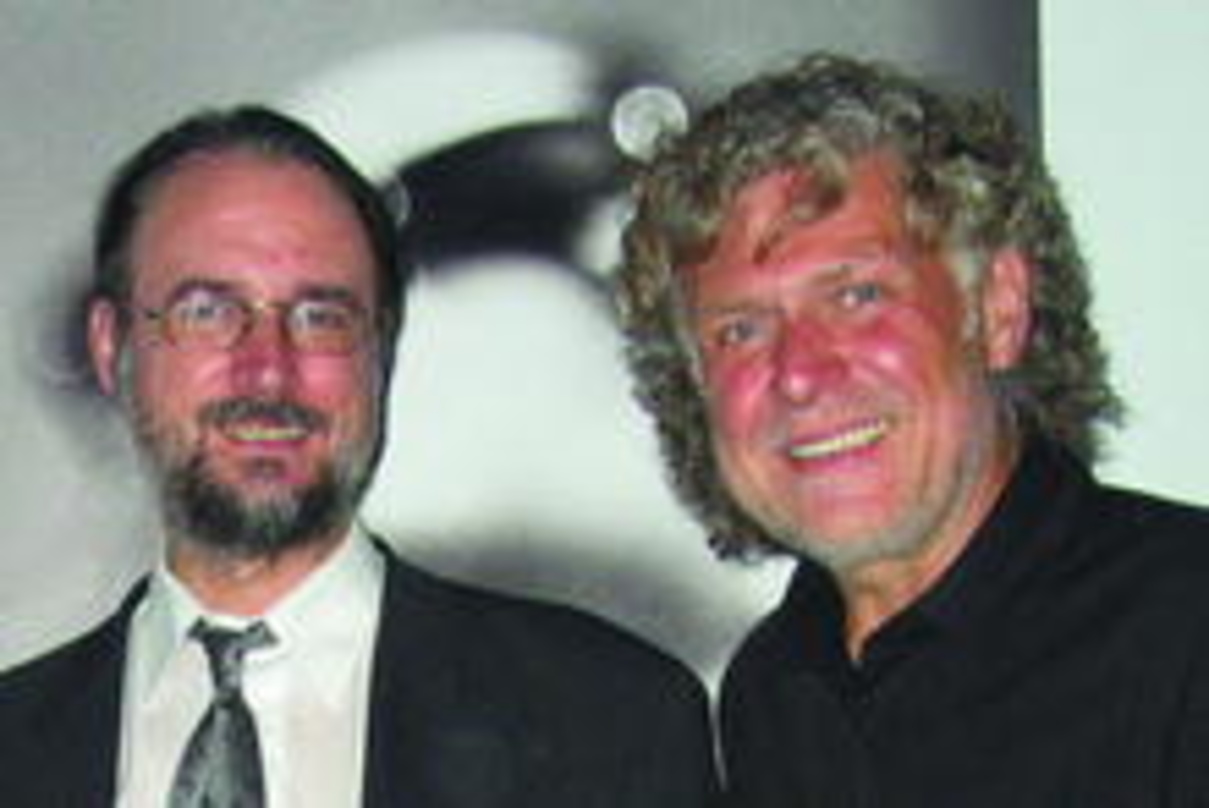Gemeinsam auf der Suche nach neuen Visionen: Karlheinz Brandenburg (l.) und Michael Schiewack