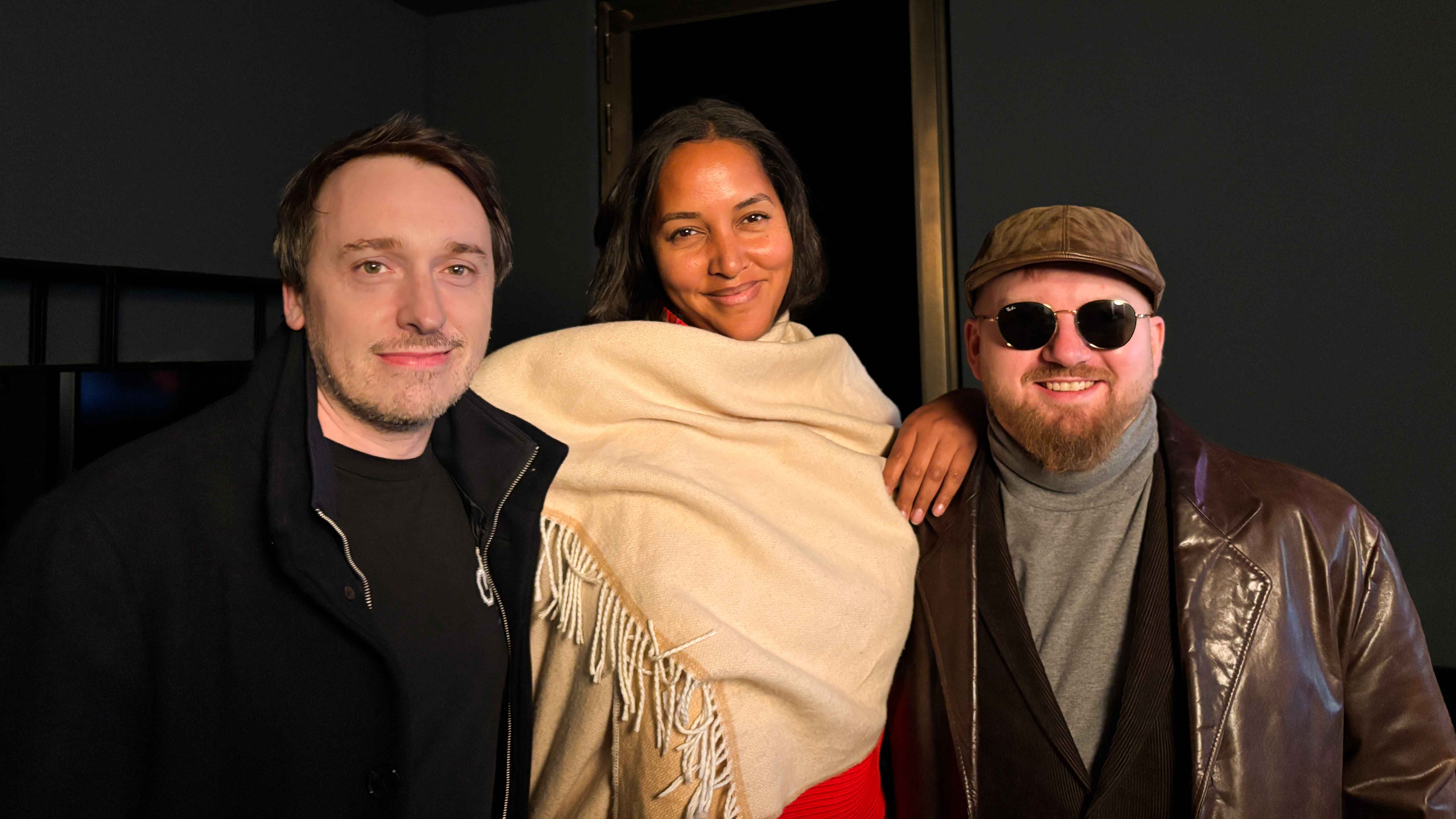 Bei der Session in der Diamond Lounge (von links): Daniel Lindenblatt, Cassandra Steen und Elijah Presly.