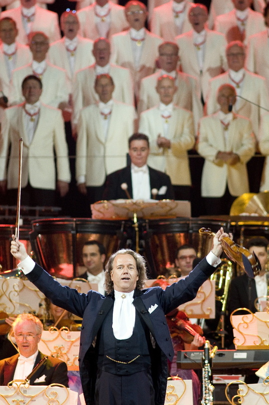 Dirigierte den Chor Maastricht Staar: André Rieu