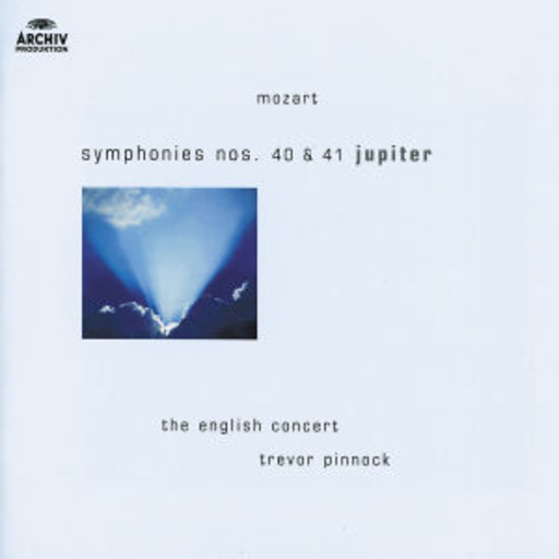 Trevor Pinnock/The English Concert – Symphonies Nos. 40 & 41 - Jupiter (Archiv Blue-Serie)