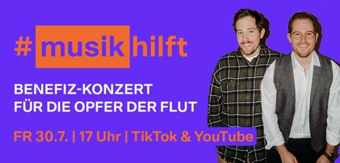 Sammelt Spenden für Hochwasser-Opfer: ein Streamingevent von Sony Music