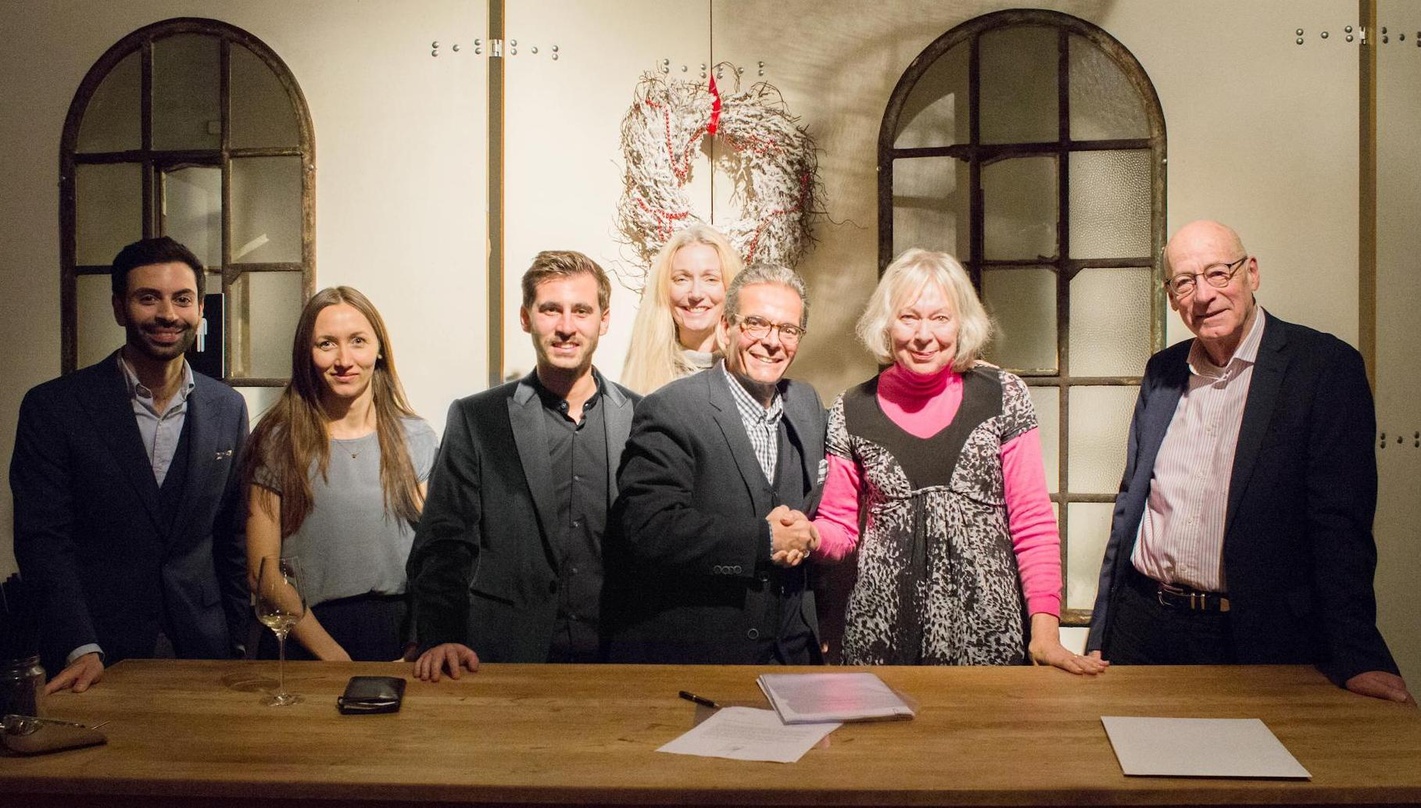 Freuen sich auf die künftige Kooperation (von links): Ender Atis (COO Budde Music), Claudia Kollaender (Legal Counsel Budde Music), Benjamin Budde (CEO Budde Music), Cécile Bernier (Direct...