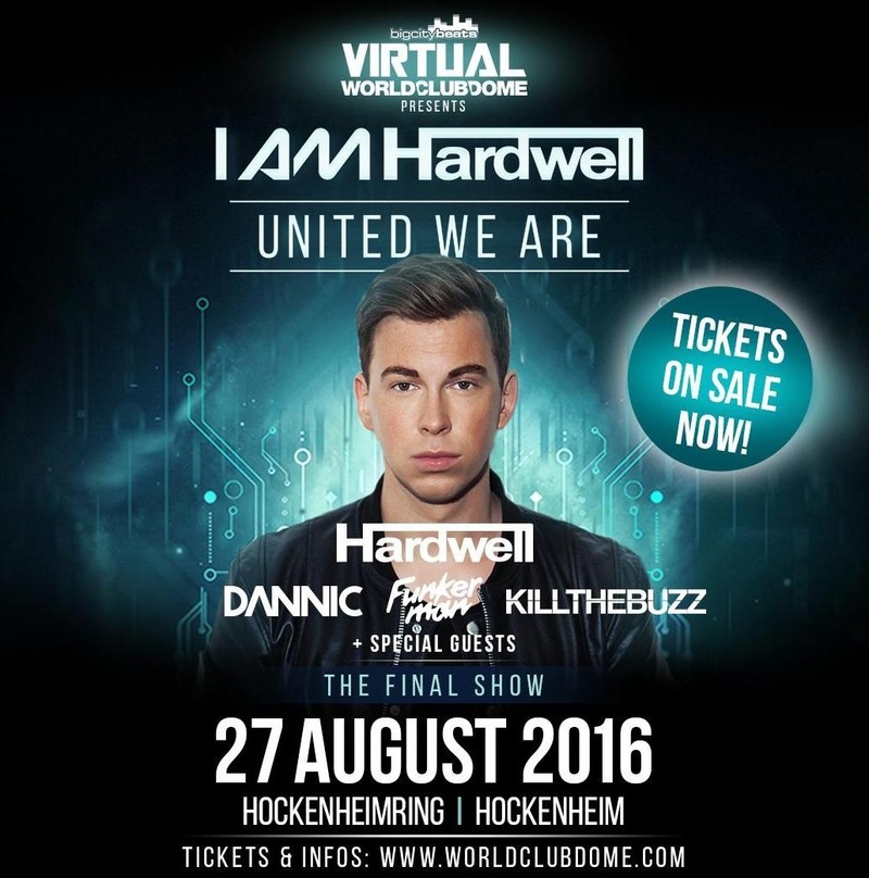 Spielt mit anderen DJs auf den Hockenheimring: Hardwell