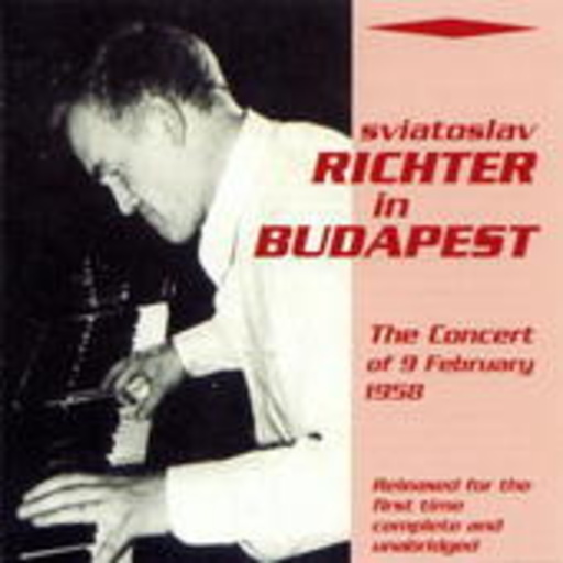 Svjatoslav Richter in Budapest