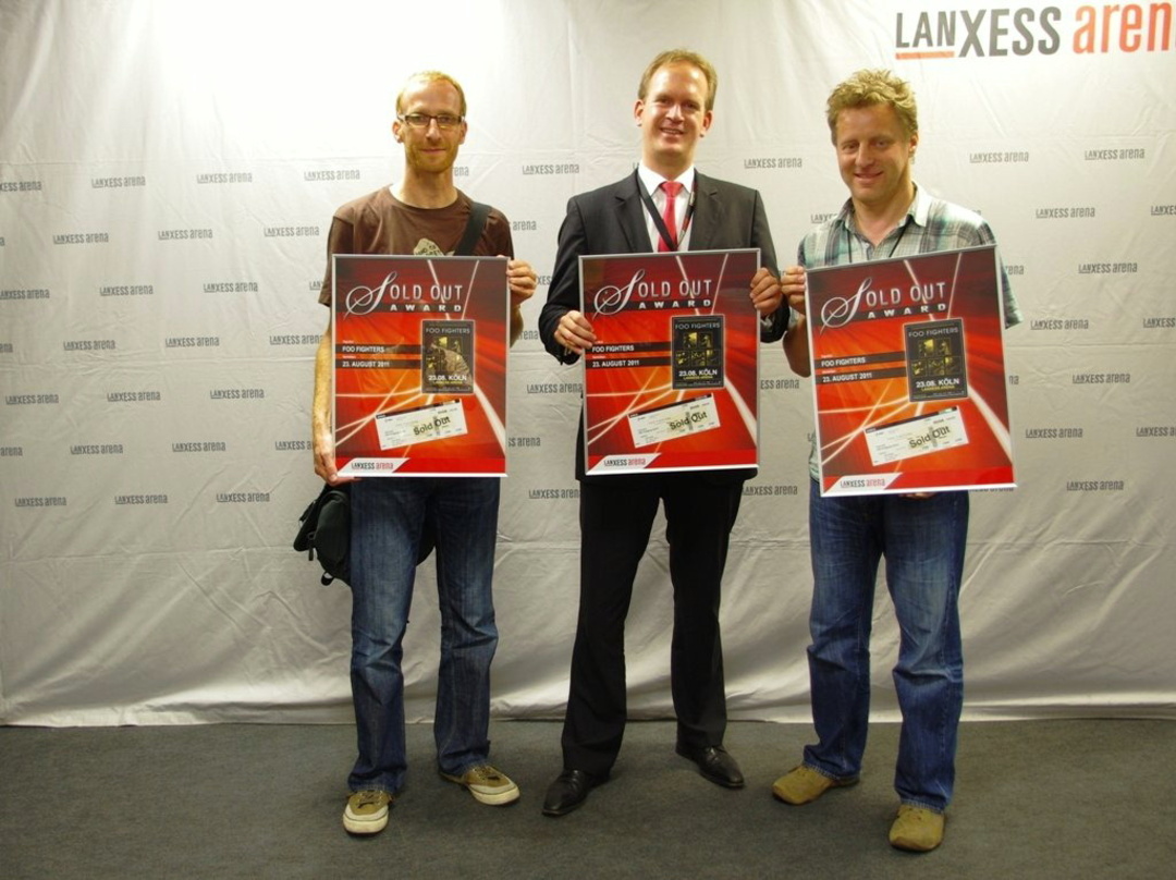 Bei der Award-Verleihung (v.l.n.r.): Andreas Möller, Stefan Löcher und Folkert Koopmans