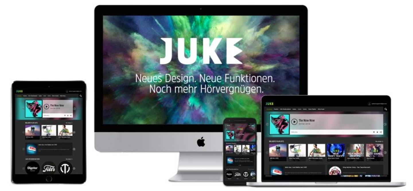 Versuchte 2018 noch mit einem Relaunch, mehr Nutzer zu gewinnen: Juke