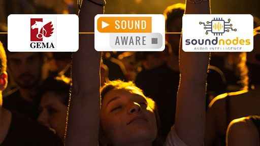 Kümmern sich um in Clubs gespielte Tracks: die GEMA und SoundAware.