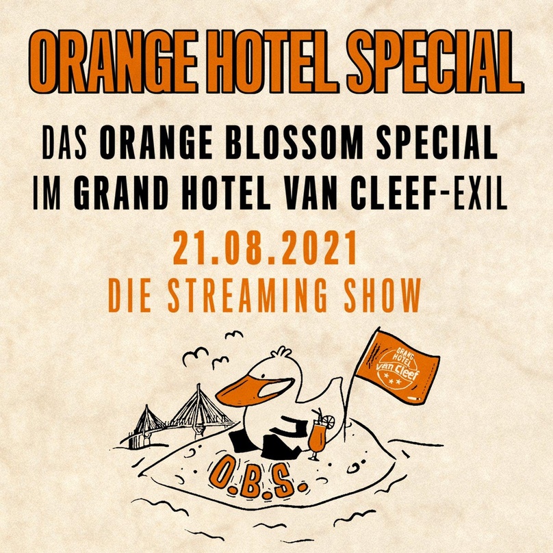 Optischer Hinweis: Flyer zum "Orange Hotel Special"