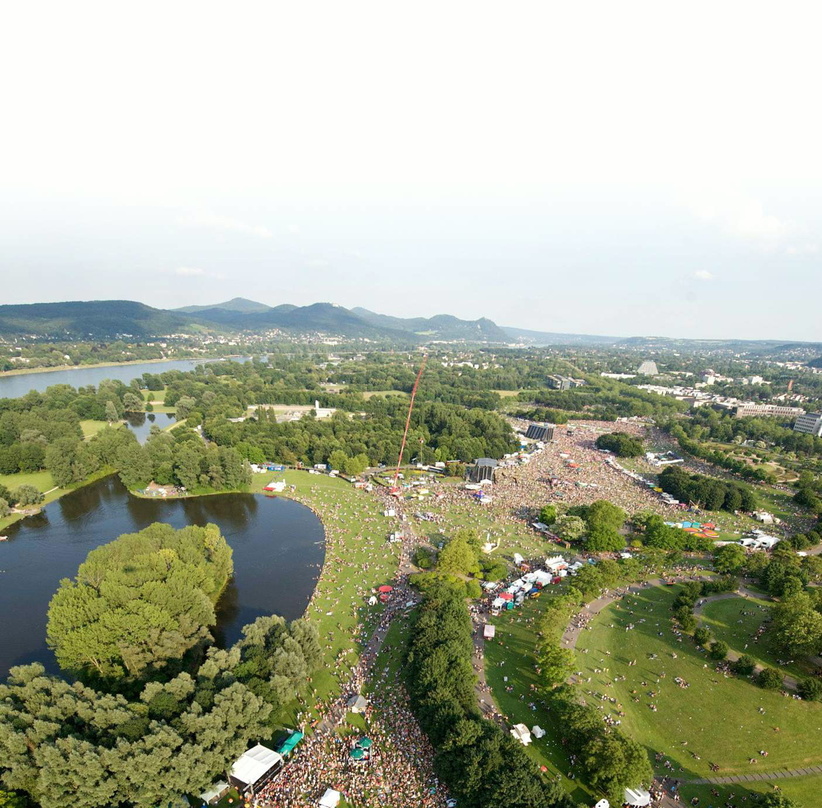 Hier setzen die Konferenzmacher ihre grünen Ideen um: das Rheinkultur Festival in Bonn