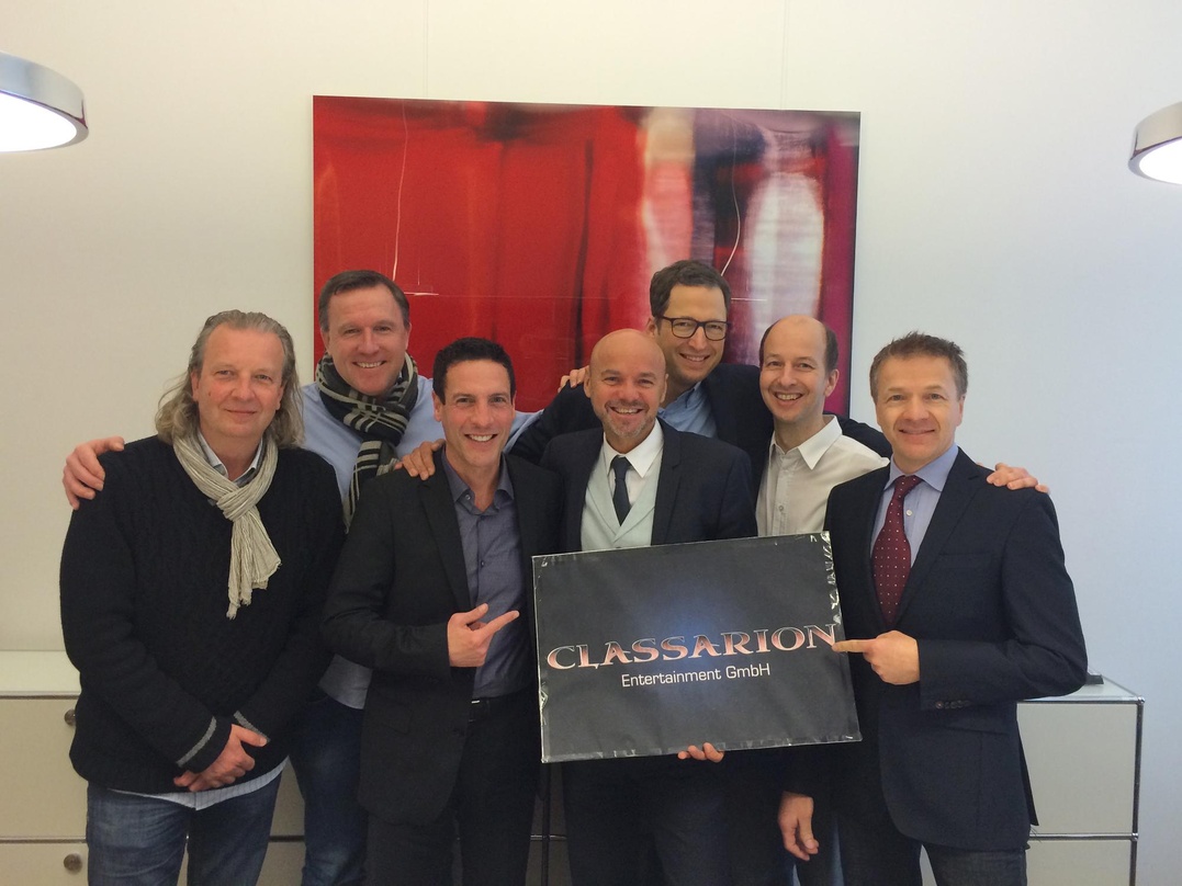 Haben Classarion gegründet (von links): Andreas Slavik, Uli Fischer, Harald Reitinger, Werner Lindinger, Steffen Harning, Rainer Bartesch und Christian Hunold