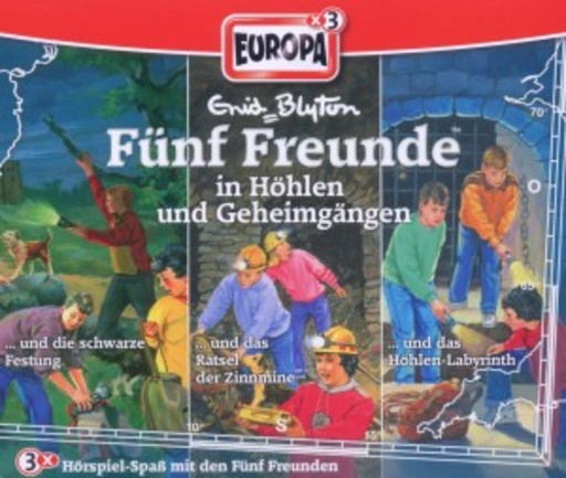 Fünf Freunde – Die 16. Fünf Freunde Box - Fünf Freunde in Höhlen und Geheimgängen