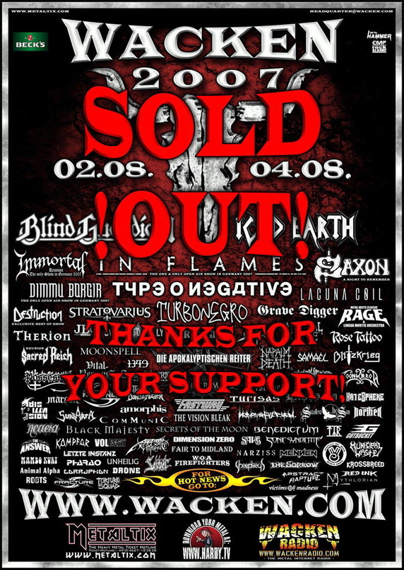 Ausverkauft: Das Wacken Open Air 2007