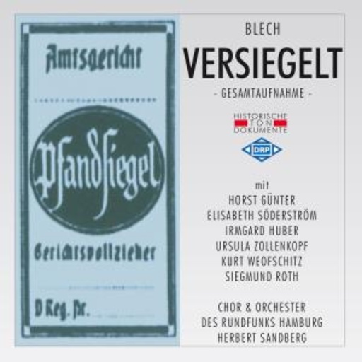 Herbert Sandberg – Versiegelt (GA 1954 aus Hamburg)
