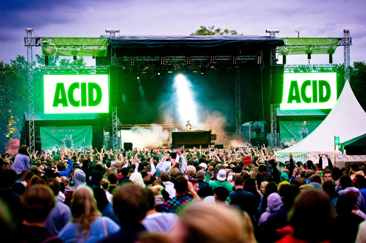 Rechnet mit 30.000 Zuschauern: Das Juicy Beats Festival in Dortmund