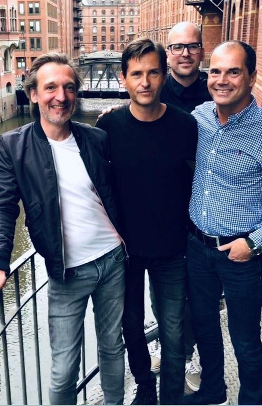 Gehen weiterhin gemeinsame Wege (von links): Nils Gottschalk (Senior Manager Sales Marketing Warner Music), Yorck Eysel (Managing Director Nuclear Blast), Felix Brouwer (Director Label Ser...