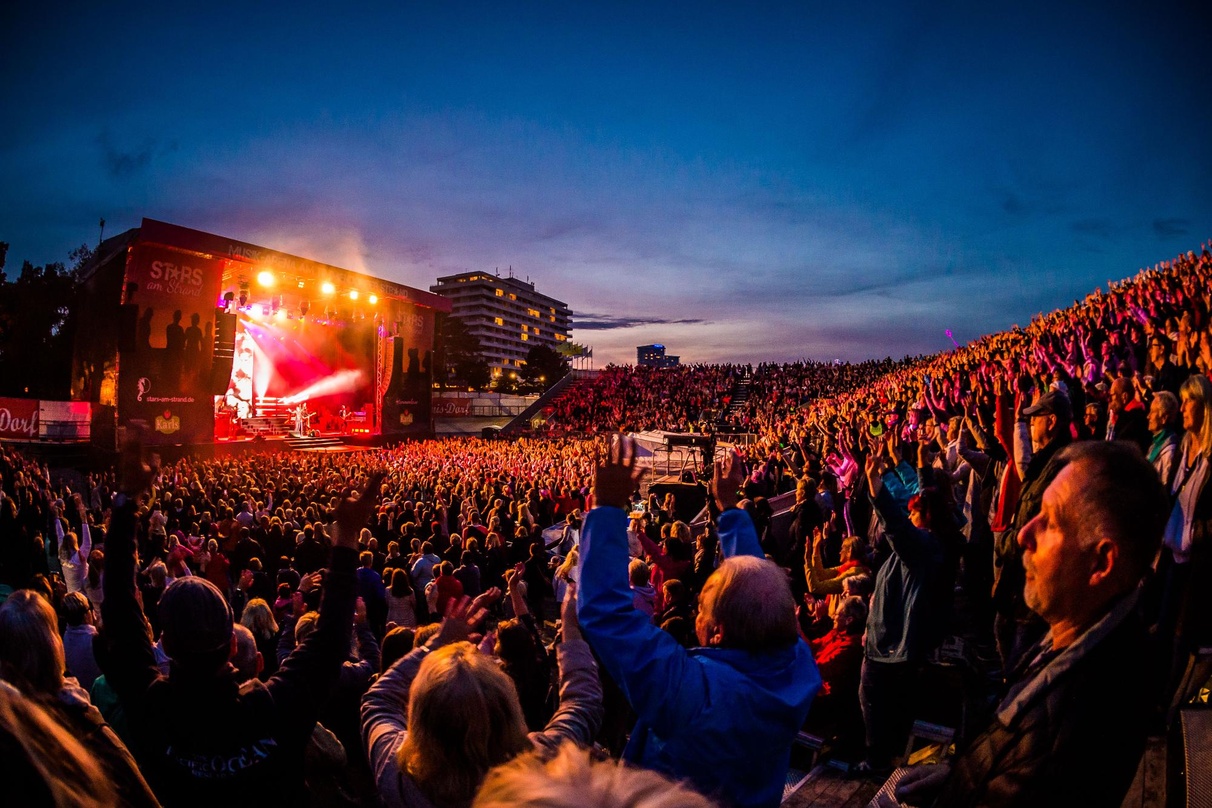 Zu solchen Bildern könnte es bald wieder kommen: Impression von "Stars am Strand" 2019
