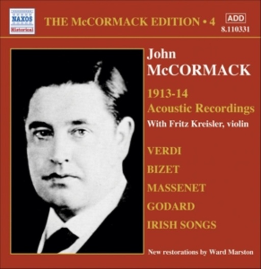 John McCormack – The McCormack Edition 4: 1913-14 Acoustic Recordings