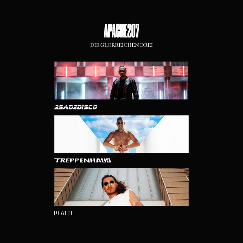 Apache 207 veröffentlicht am 10. Dezember das 3-CD-Set "Die Glorreichen Drei"