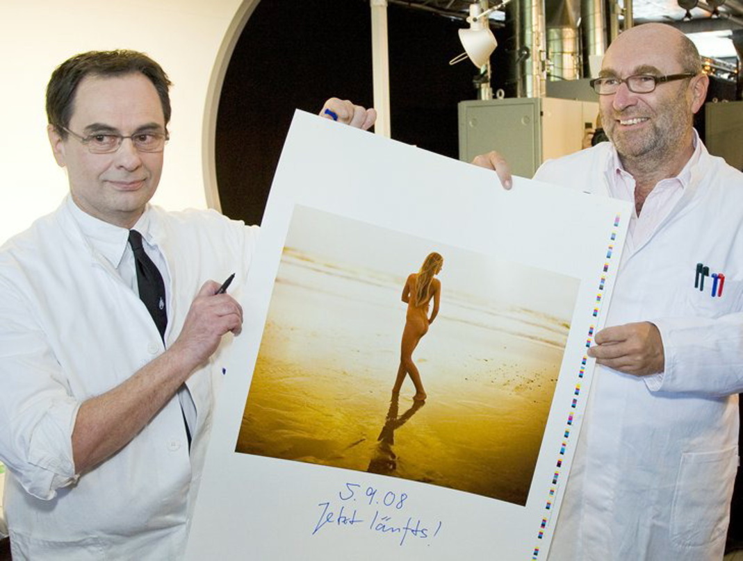 Machen Druck: Gerhard Steidl (l.) und Michael Haentjes