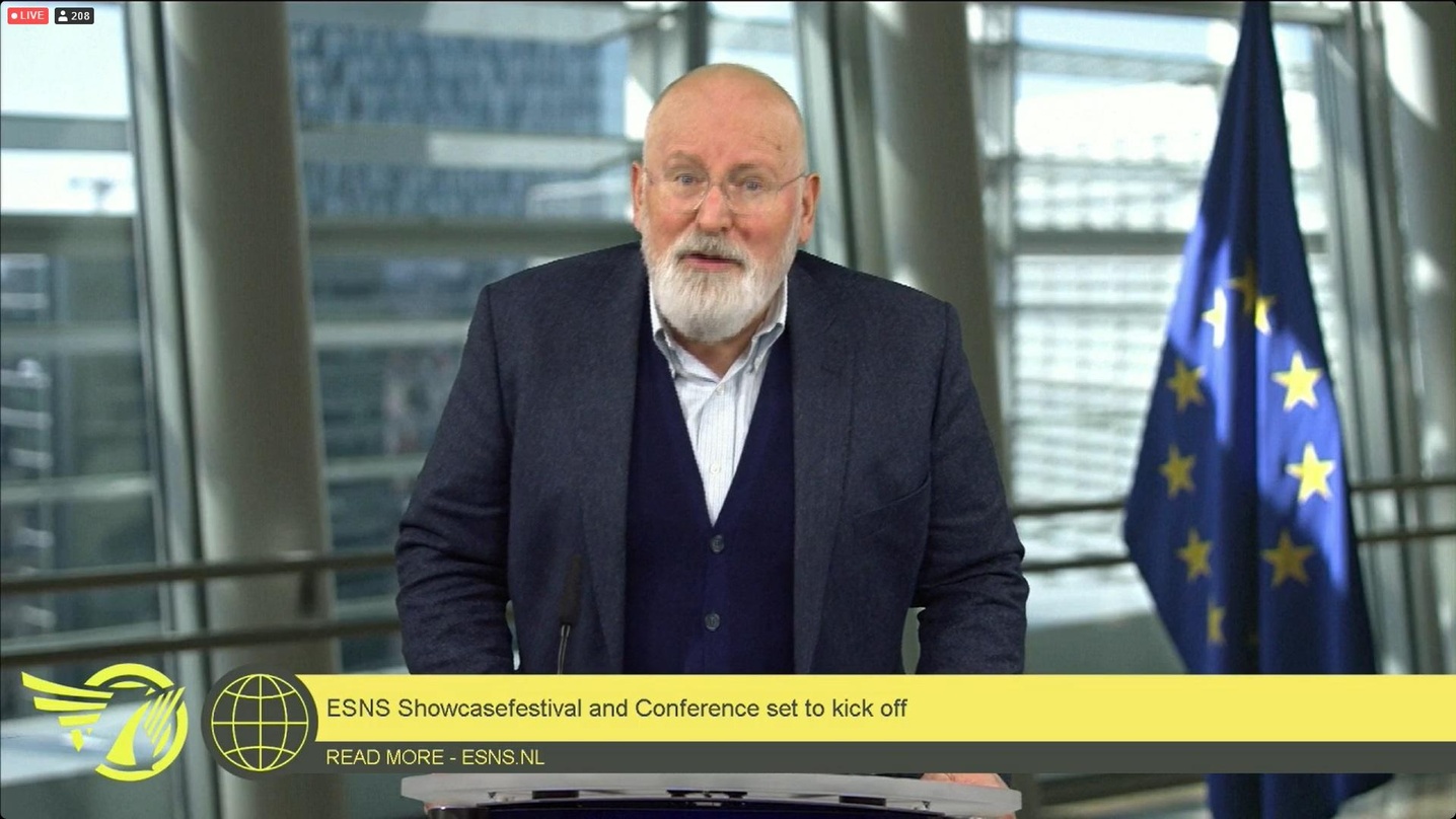 Warb für den Kampf gegen den Klimawandel: Frans Timmermans von der EU-Kommission