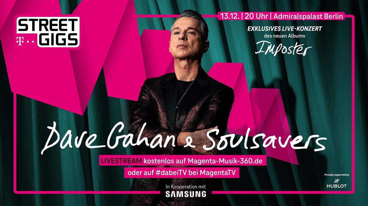 Spielt bei den Telekom Street Gigs: Dave Gahan