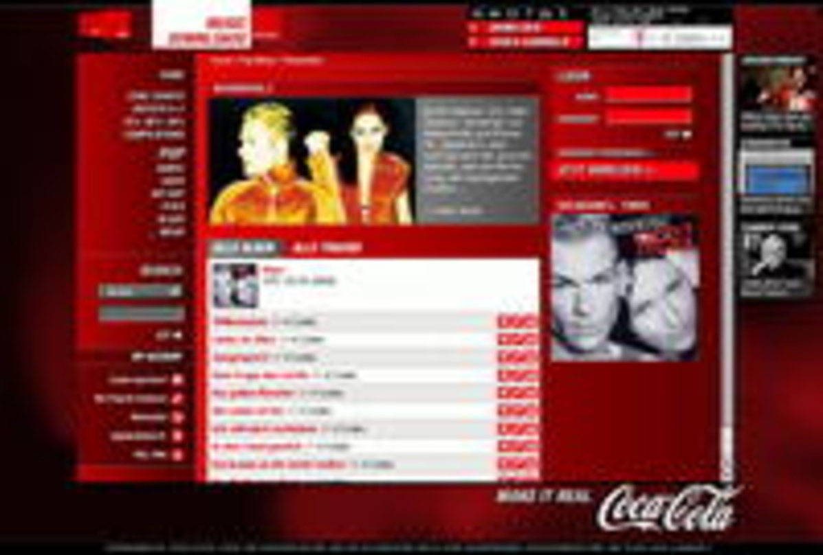 Öffnet Ende Juni die Downloadpforte: coke.de