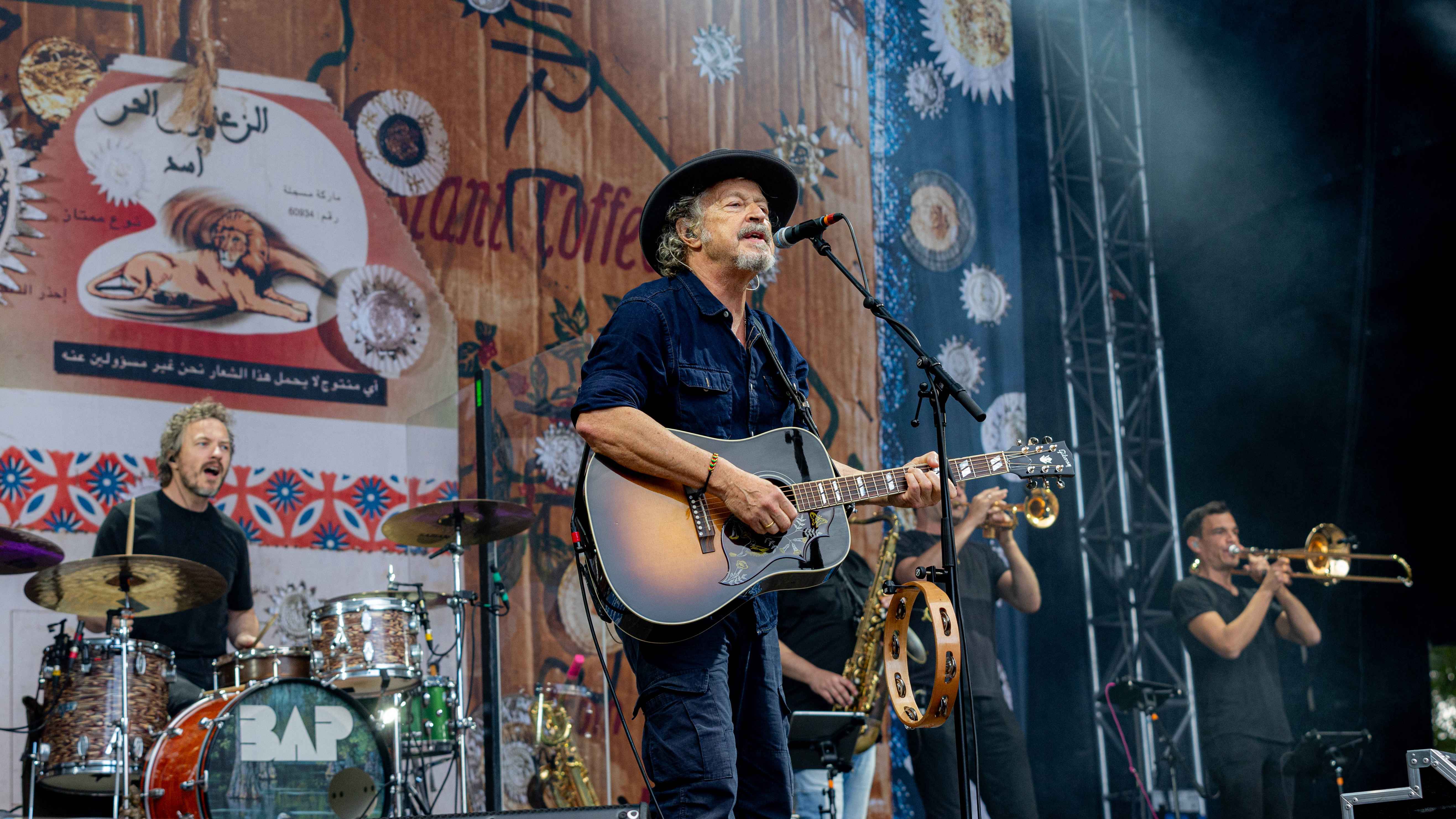 Gehen auf "Zeitreise": Niedeckens Bap, hier bei einem Konzert beim Bonner Kunst!Rasen im August 2023.