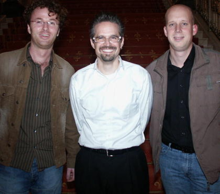 Drei aus dem Katalogteam von EMI (v.l.n.r.): Thorsten Müller, Dirk Ewald und Manfred Rolef
