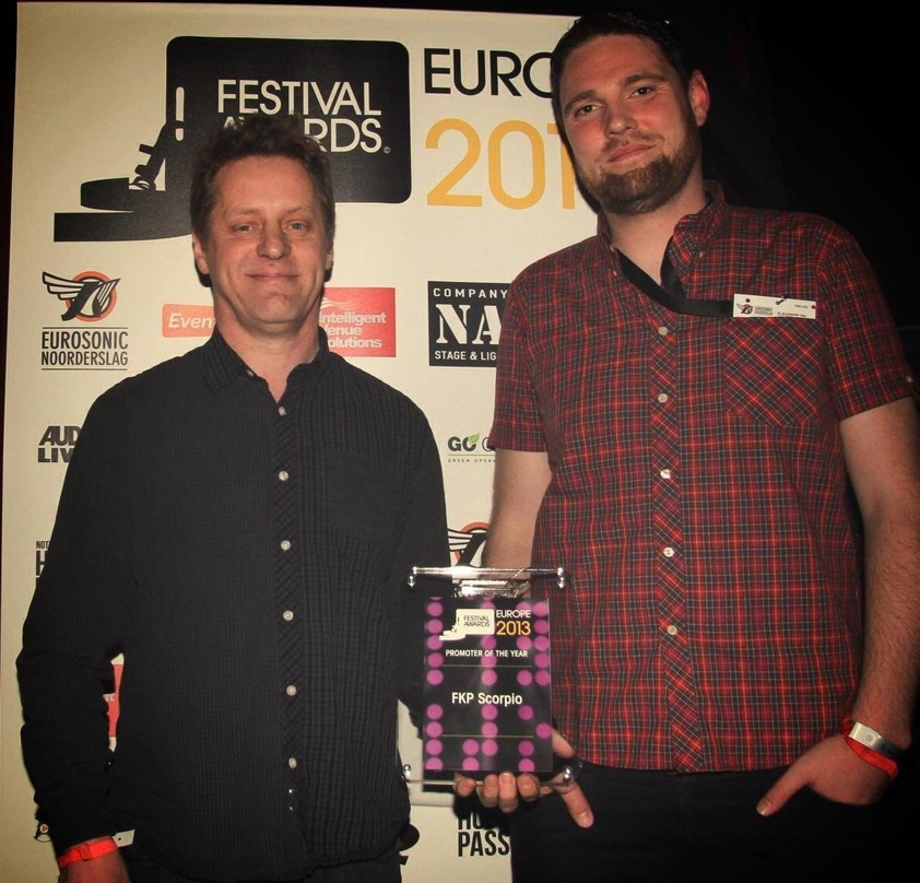 Erfogreich mit ihrer Arbeit: Folkert Koopmans (links) und Stephan Thanscheidt mit dem European Festival Award 2013