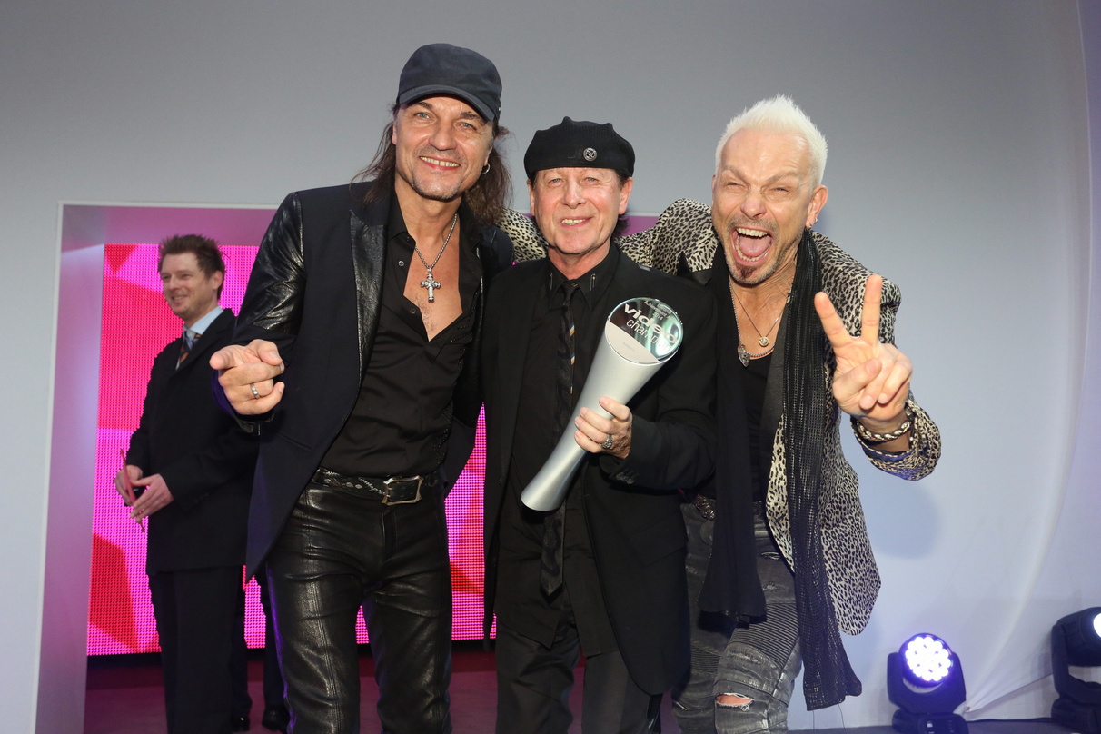 Gehen auf Jubiläumstour: Scorpions hier bei der Entertainment Night 2014