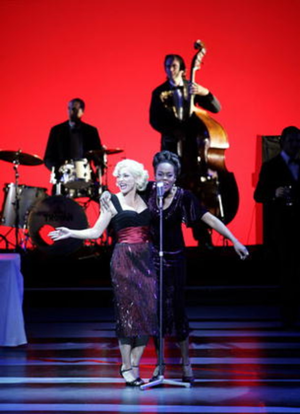 Ergreifendes Duett: Anna Montanaro und Siggy Davis als Marilyn Monroe und Ella Fitzgerald