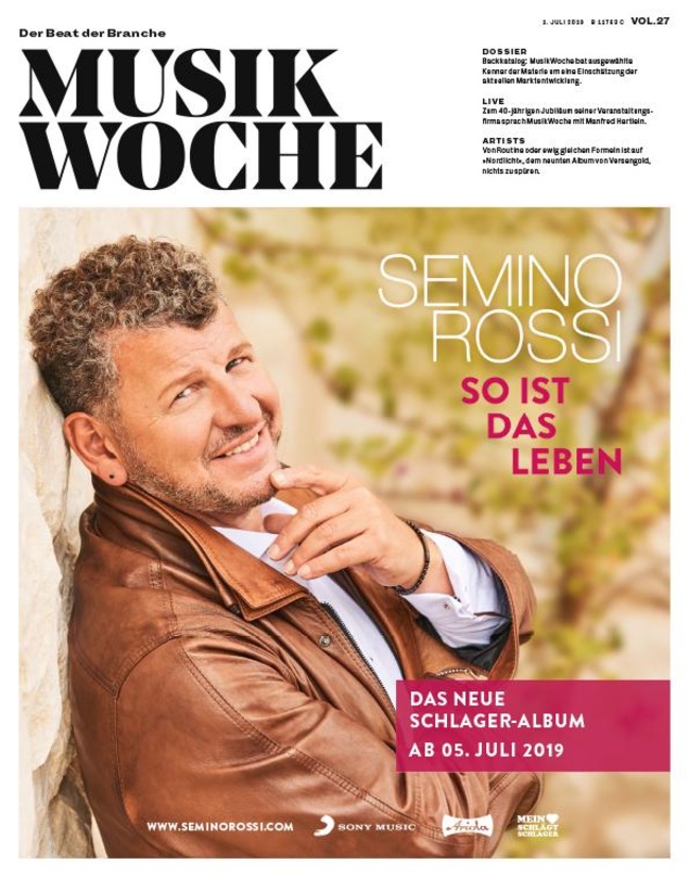 646a79999de6335ea3efea63d853d19f76a136008cb576c0ed5cba744bb20843 Die E-Paper-Ausgabe von MusikWoche Vol. 27 2019