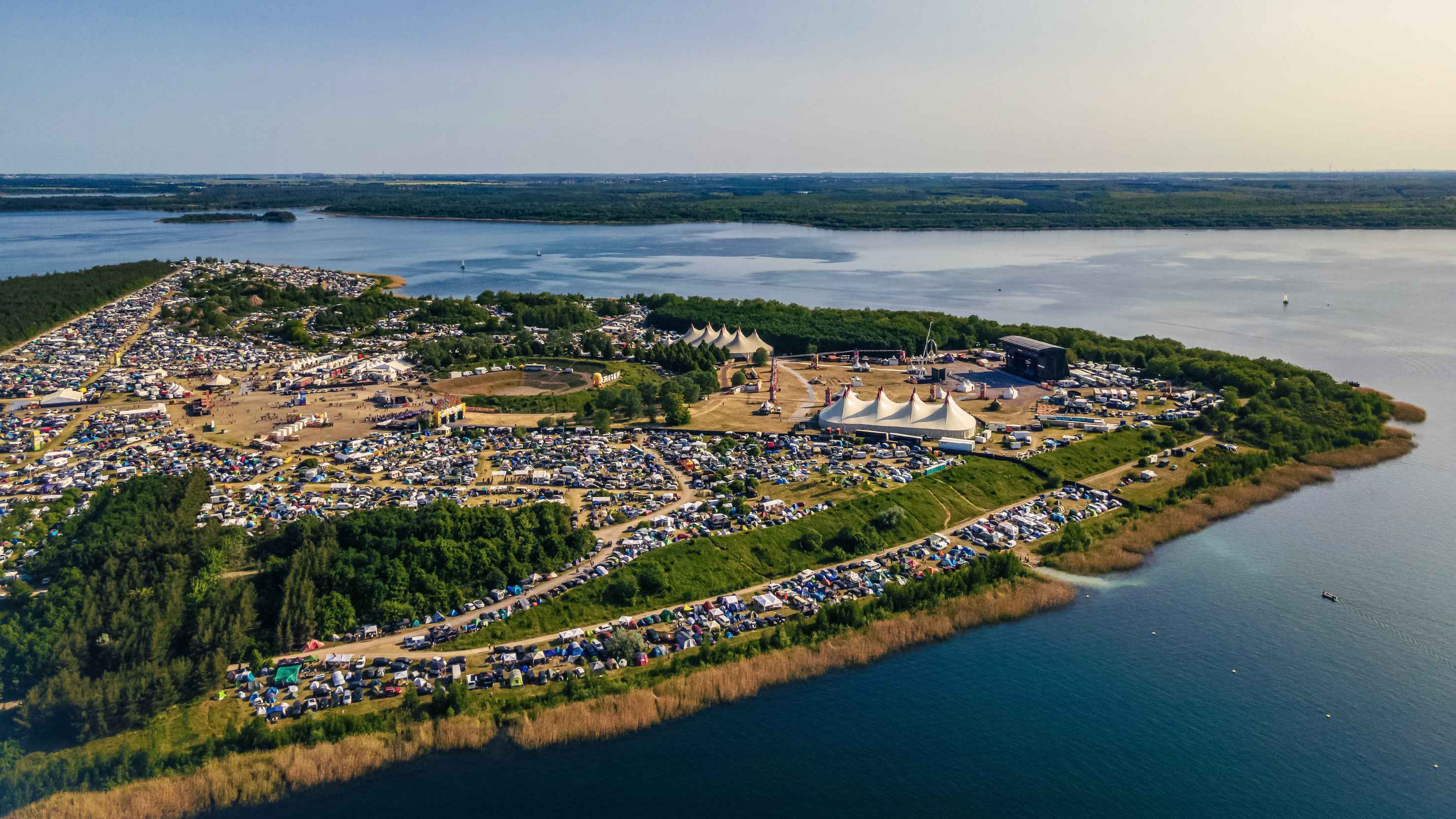 Kooperiert nun mit der DEAG: der Sputnik Spring Break auf der Halbinsel Pouch bei Bitterfeld in Sachsen-Anhalt.