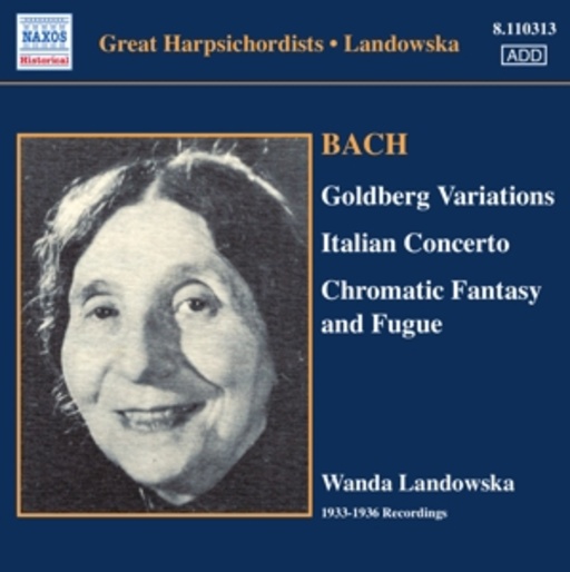 Goldberg Variations / Italian Concerto / Chromatic Fantasy And Fugue