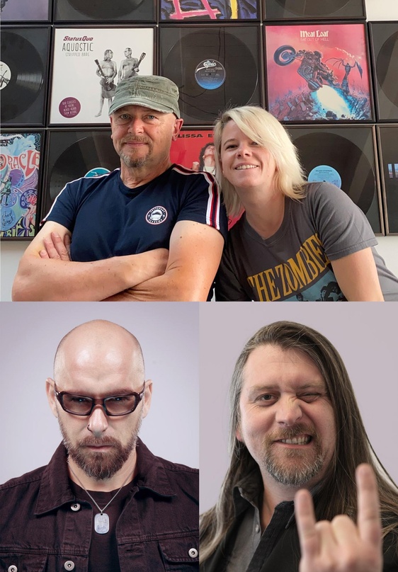 Neue Partner: Heinz Preisch und Helene Sperling (oben, beide Paco Agency) sowie (unten) Vassilios "Lucky" Maniatopoulos (links) und Andreas Bob (beide Lucky Bob Music Agency)