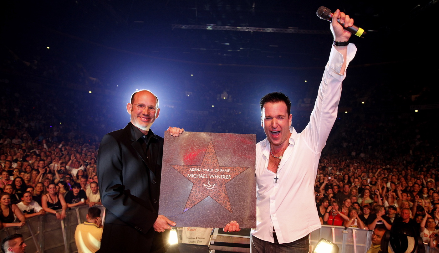 Bei der Ehrung: Michael Brill (l.) und Michael Wendler