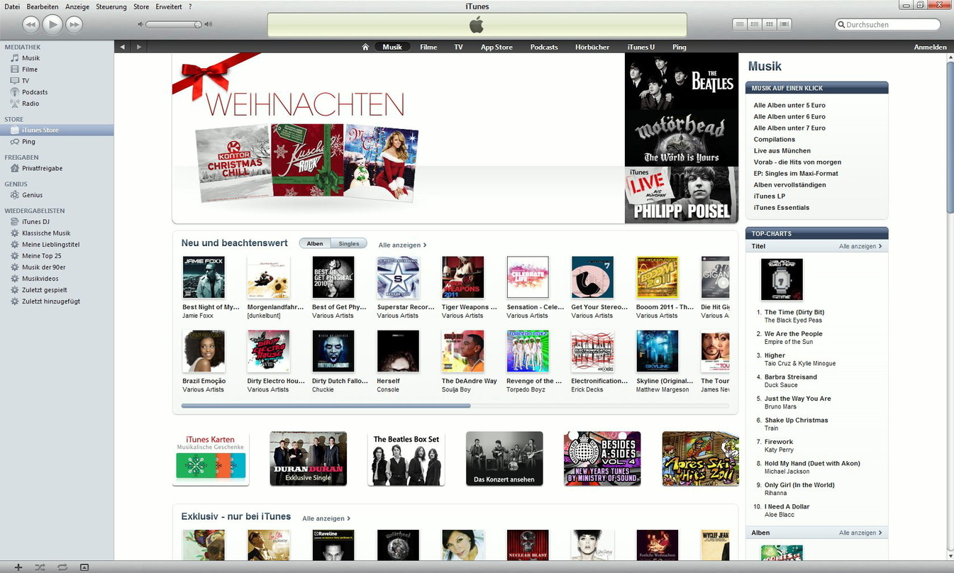 Marktführer im Digitalgeschäft: iTunes hat bei Musikdownloads nicht nur in den USA die Nase vor Amazon MP3