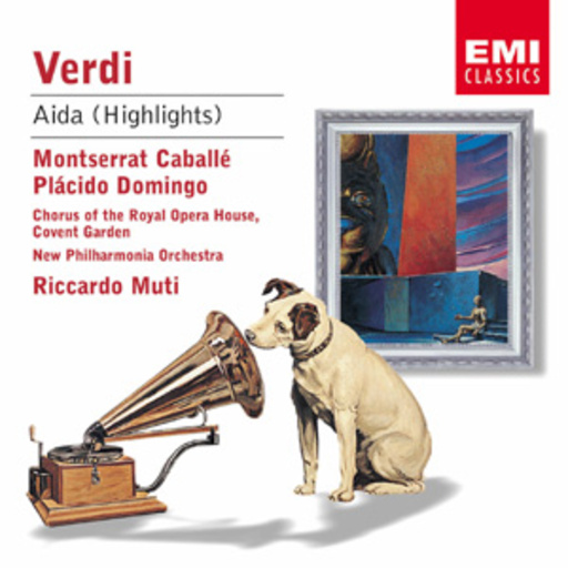 Riccardo Muti/New Phil. Orch./M. Cabellé/P. Domingo/... – Aida - Highlights (Nipper Collection)