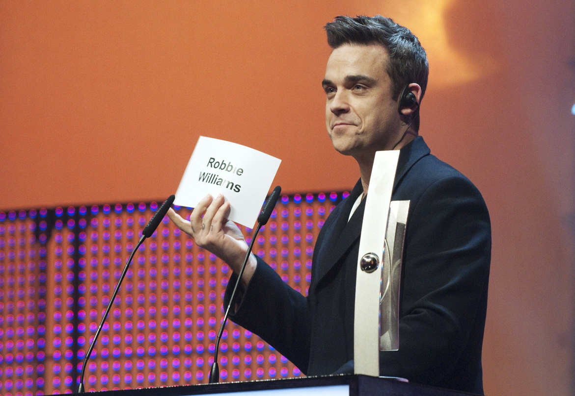 Sein Echo-Auftritt trug zur guten Quote bei: Robbie Williams