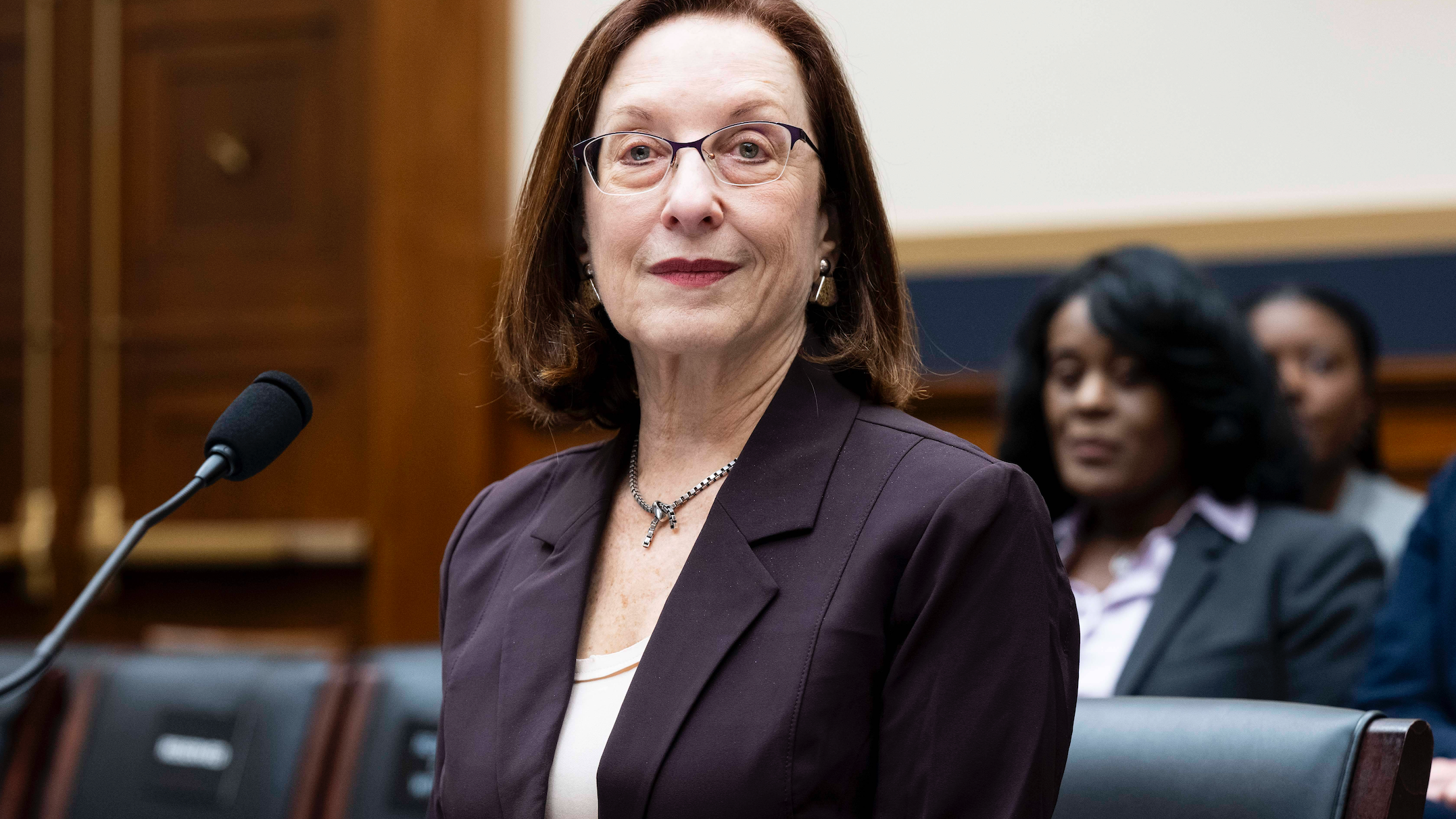 Musste ihren Posten als Director des U.S. Copyright Offices räumen: Shira Perlmutter, hier bei einer Anhörung im Herbst 2023 im Capitol in Washington.